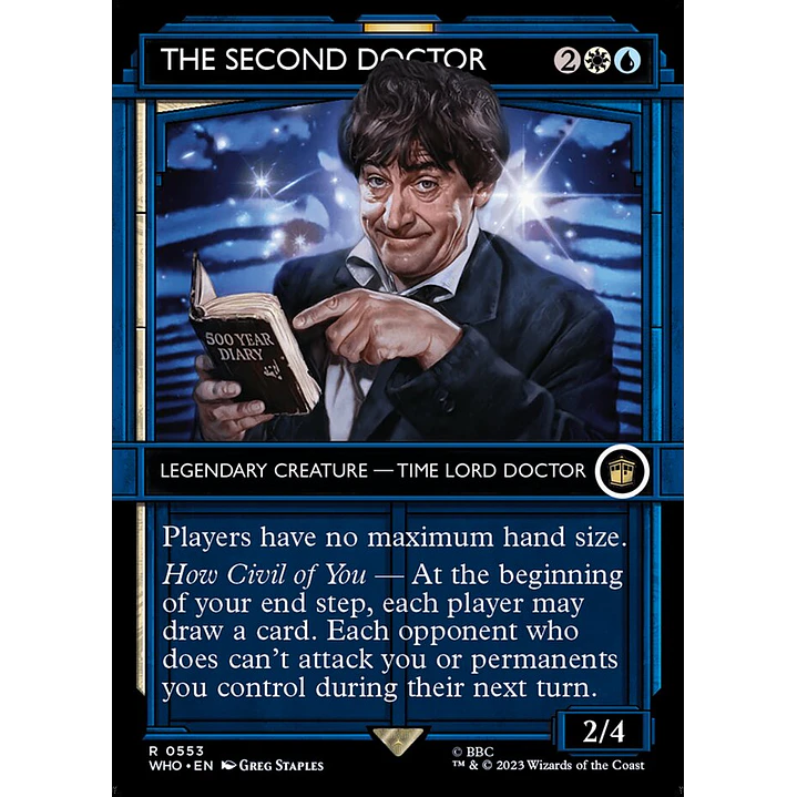 The Second Doctor (Showcase foil) | Inglés | NM | WHO 1