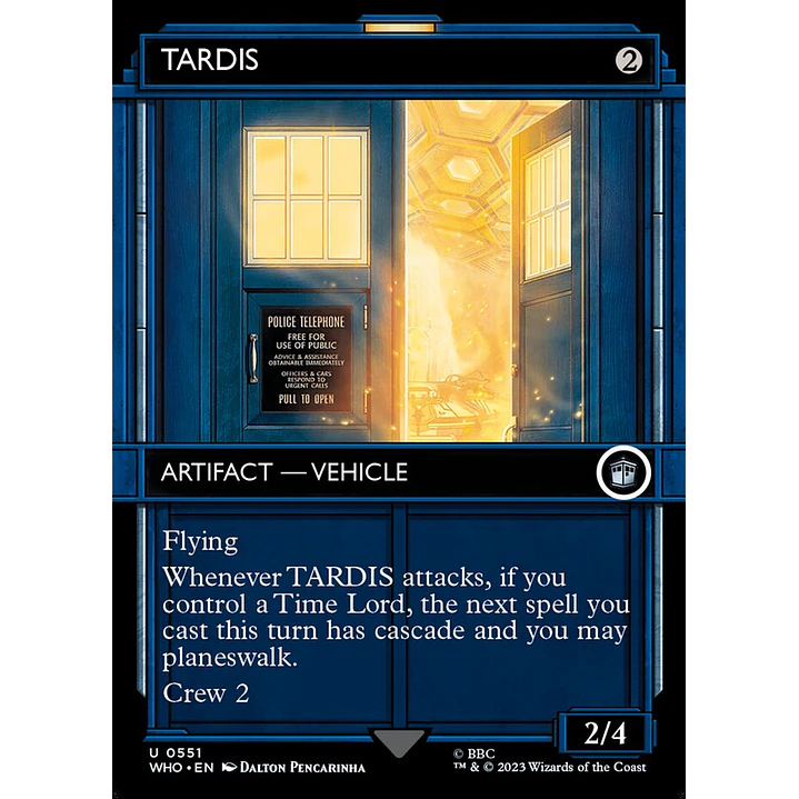 TARDIS (Showcase foil) | Inglés | NM | WHO 1
