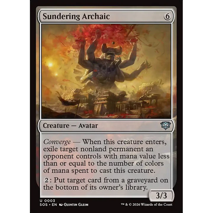 Sundering Archaic | Inglés | NM | SOS 1