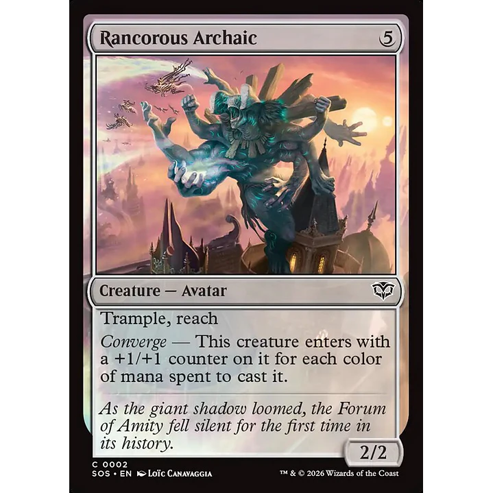 Rancorous Archaic | Inglés | NM | SOS 1