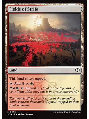Fields of Strife | Inglés | NM | SOS