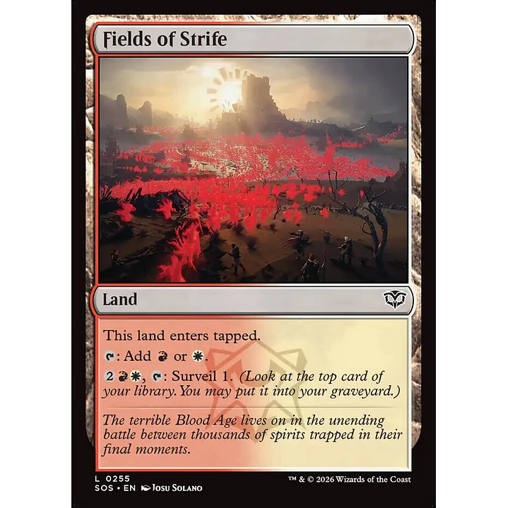 Fields of Strife | Inglés | NM | SOS 1