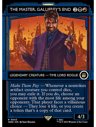 The Master, Gallifrey's End (Showcase foil) | Inglés | NM | WHO