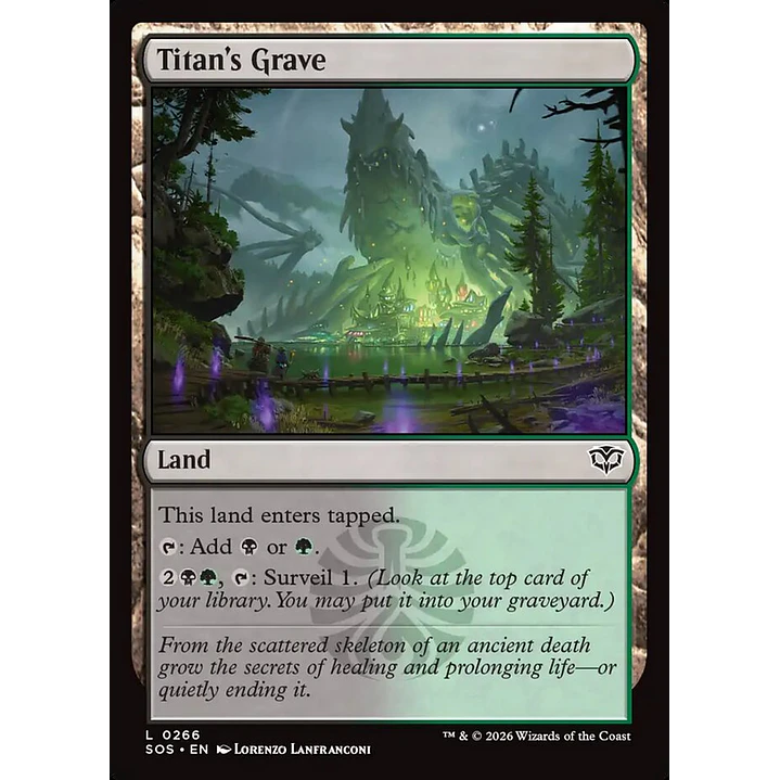 Titan's Grave | Inglés | NM | SOS 1