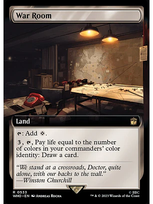 War Room (Extended Art) | Inglés | NM | WHO
