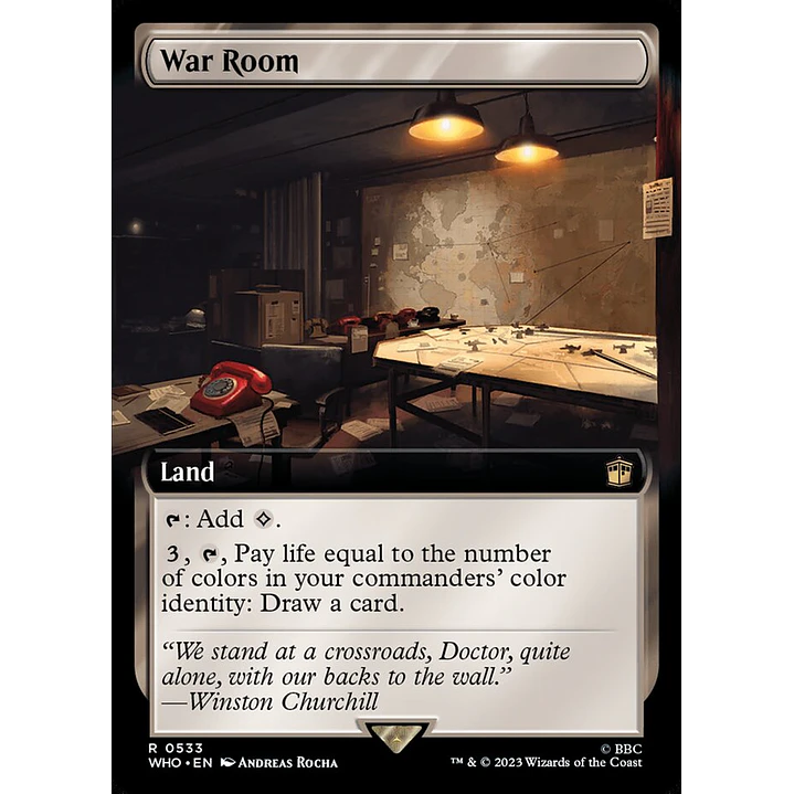 War Room (Extended Art) | Inglés | NM | WHO 1