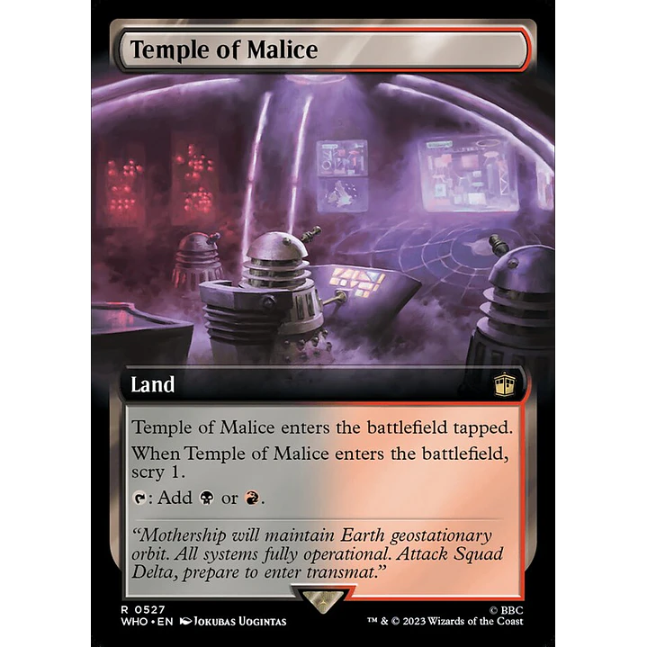 Temple of Malice (Extended Art) | Inglés | NM | WHO 1