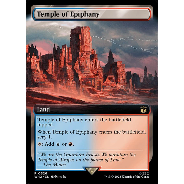 Temple of Epiphany (Extended Art foil) | Inglés | NM | WHO 1