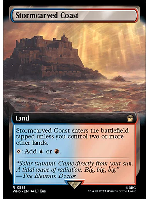 Stormcarved Coast (Extended Art foil) | Inglés | NM | WHO