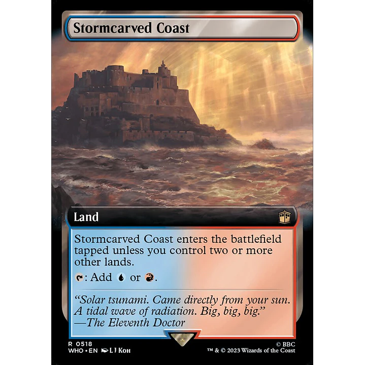 Stormcarved Coast (Extended Art foil) | Inglés | NM | WHO 1