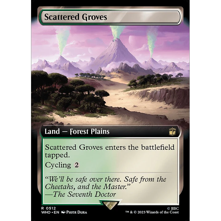 Scattered Groves (Extended Art) | Inglés | NM | WHO 1