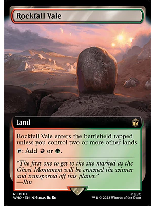 Rockfall Vale (Extended Art) | Inglés | NM | WHO