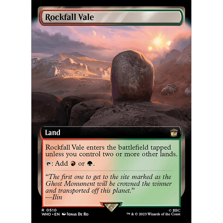 Rockfall Vale (Extended Art) | Inglés | NM | WHO 1