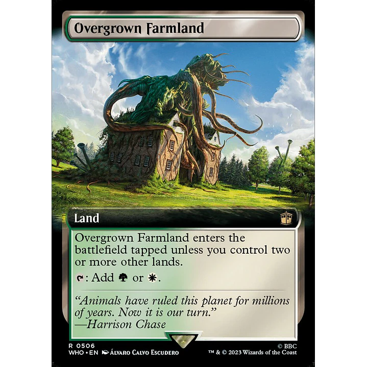 Overgrown Farmland (Extended Art foil) | Inglés | NM | WHO 1