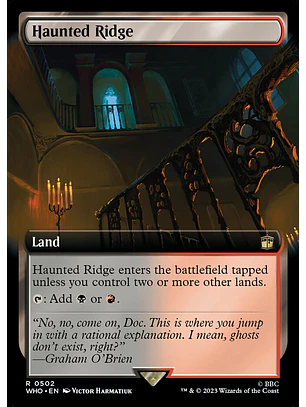 Haunted Ridge (Extended Art) | Inglés | NM | WHO