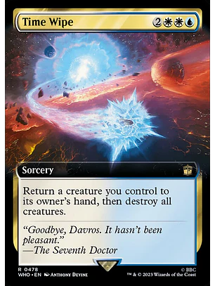 Time Wipe (Extended Art foil) | Inglés | NM | WHO