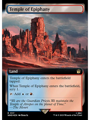 Temple of Epiphany (Extended Art foil) | Inglés | NM | WHO
