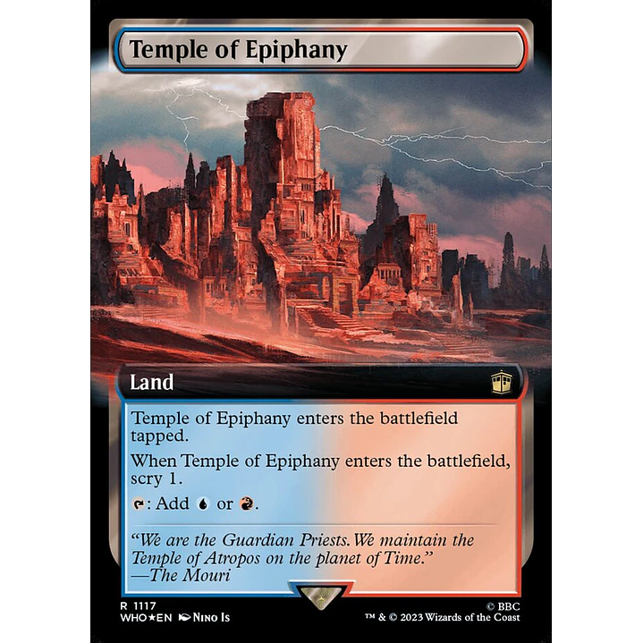 Temple of Epiphany (Extended Art foil) | Inglés | NM | WHO 1