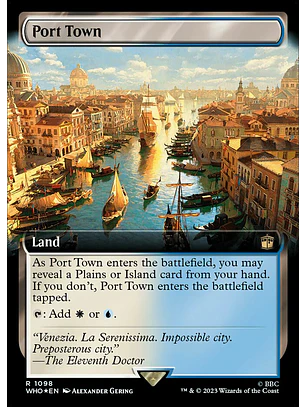 Port Town (Extended Art foil) | Inglés | NM | WHO