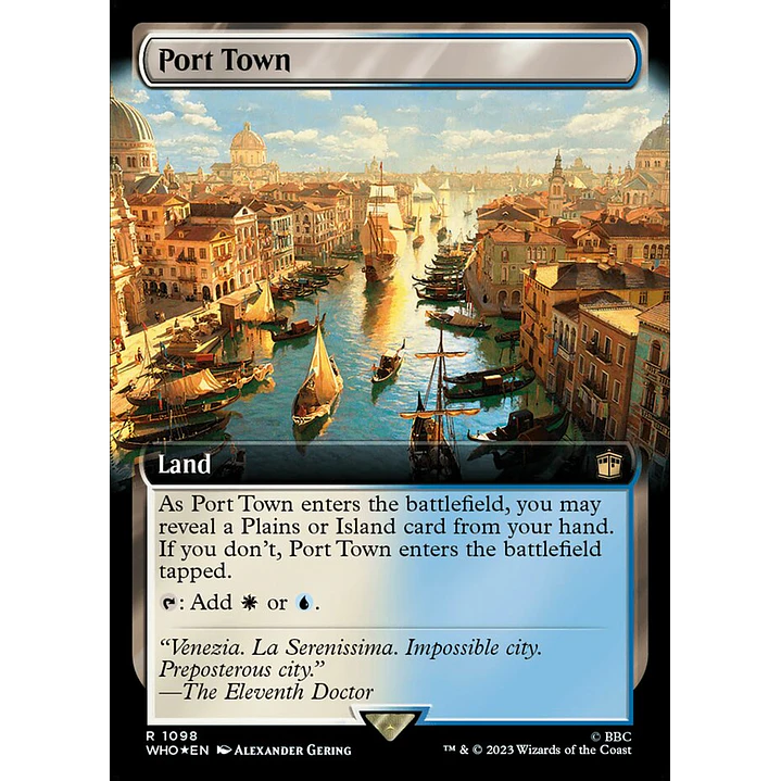 Port Town (Extended Art foil) | Inglés | NM | WHO 1