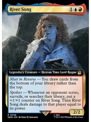River Song (Extended Art foil) | Inglés | NM | WHO