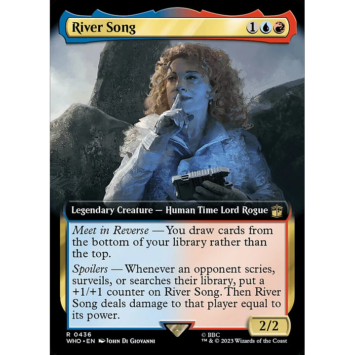 River Song (Extended Art foil) | Inglés | NM | WHO 1