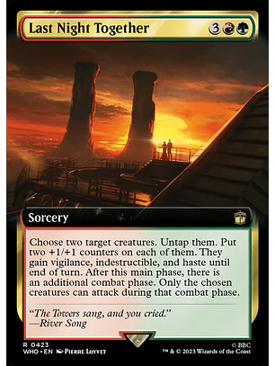 Last Night Together (Extended Art foil) | Inglés | NM | WHO