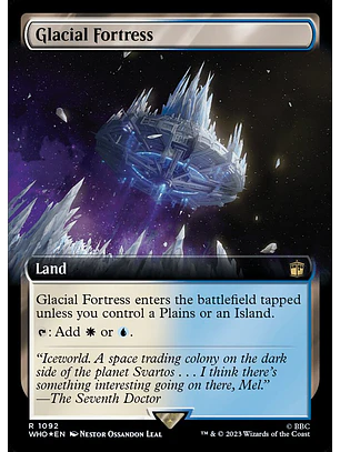 Glacial Fortress (Extended Art foil) | Inglés | NM | WHO