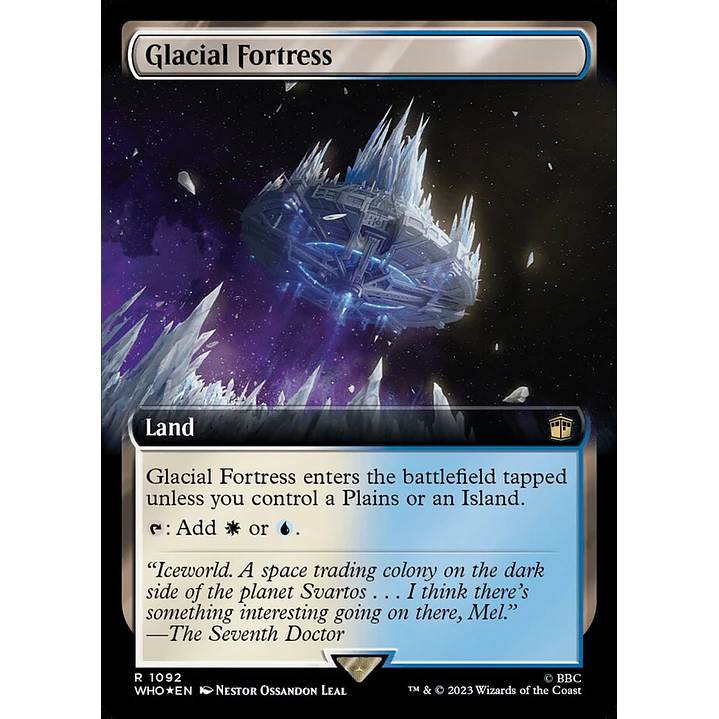Glacial Fortress (Extended Art foil) | Inglés | NM | WHO 1
