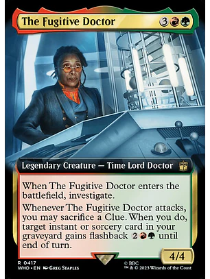 The Fugitive Doctor (Extended Art foil) | Inglés | NM | WHO