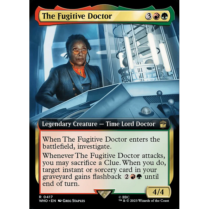 The Fugitive Doctor (Extended Art foil) | Inglés | NM | WHO 1