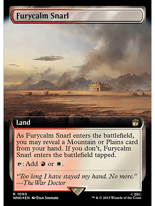 Furycalm Snarl (Extended Art foil) | Inglés | NM | WHO