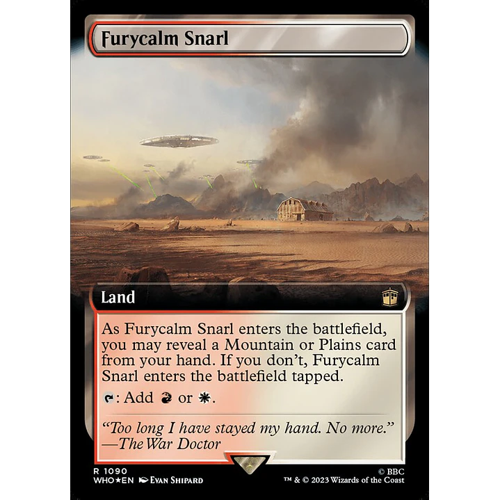 Furycalm Snarl (Extended Art foil) | Inglés | NM | WHO 1