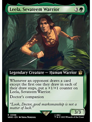Leela, Sevateem Warrior (Extended Art foil) | Inglés | NM | WHO