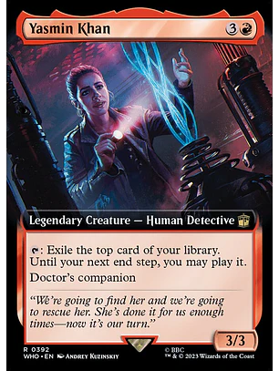 Yasmin Khan (Extended Art foil) | Inglés | NM | WHO