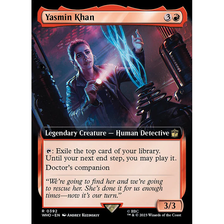 Yasmin Khan (Extended Art foil) | Inglés | NM | WHO 1