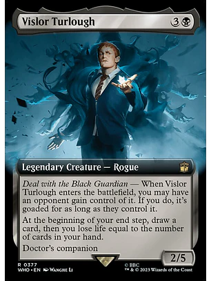 Vislor Turlough (Extended Art foil) | Inglés | NM | WHO