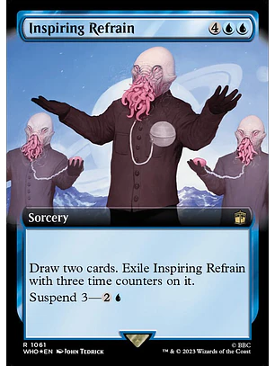 Inspiring Refrain (Extended Art foil) | Inglés | NM | WHO