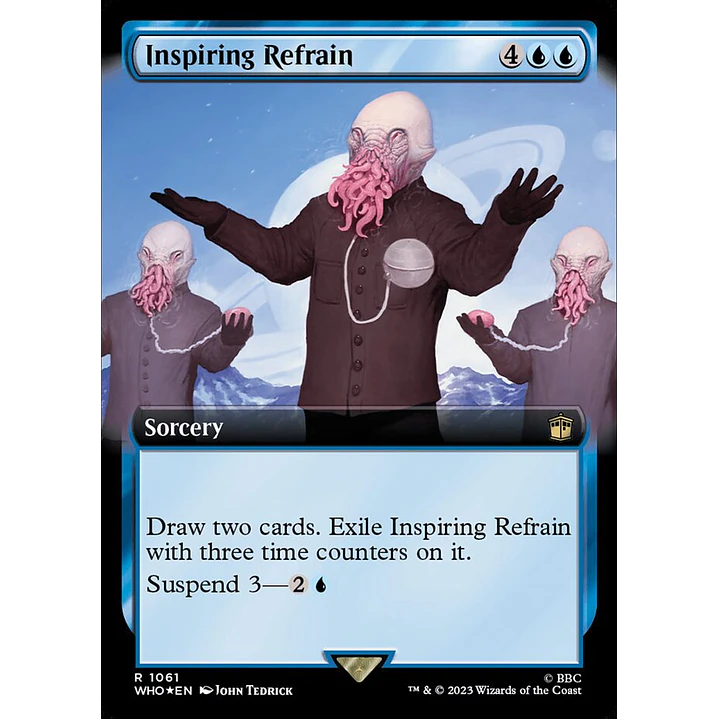Inspiring Refrain (Extended Art foil) | Inglés | NM | WHO 1