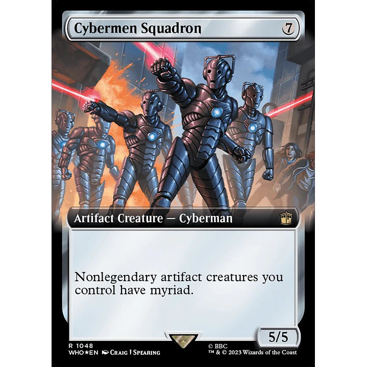 Cybermen Squadron (Extended Art foil) | Inglés | NM | WHO 1
