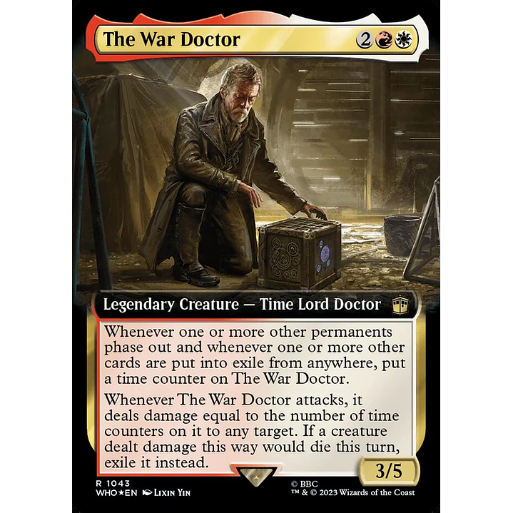 The War Doctor (Extended Art foil) | Inglés | NM | WHO 1