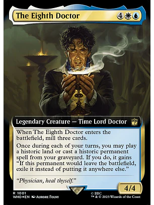The Eighth Doctor (Extended Art foil) | Inglés | NM | WHO