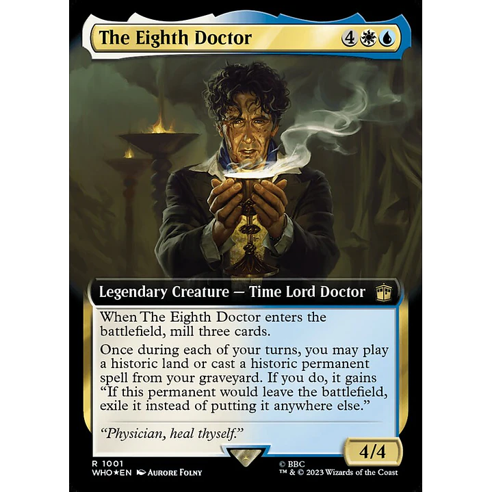 The Eighth Doctor (Extended Art foil) | Inglés | NM | WHO 1