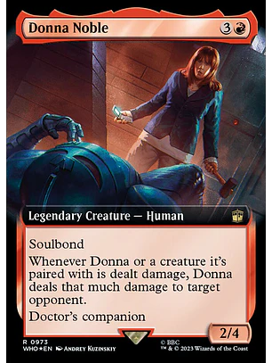 Donna Noble (Extended Art foil) | Inglés | NM | WHO