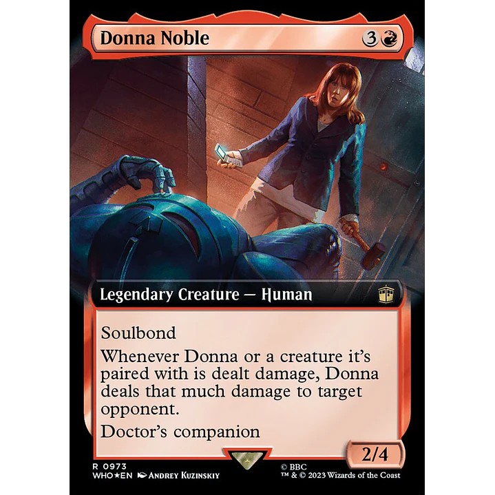Donna Noble (Extended Art foil) | Inglés | NM | WHO 1