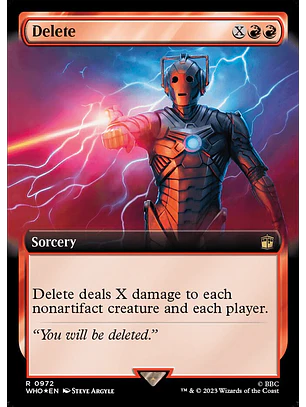 Delete (Extended Art foil) | Inglés | NM | WHO