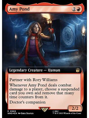 Amy Pond (Extended Art foil) | Inglés | NM | WHO