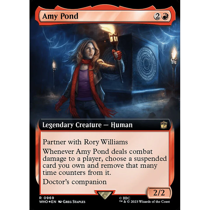 Amy Pond (Extended Art foil) | Inglés | NM | WHO 1