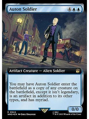 Auton Soldier (Extended Art foil) | Inglés | NM | WHO