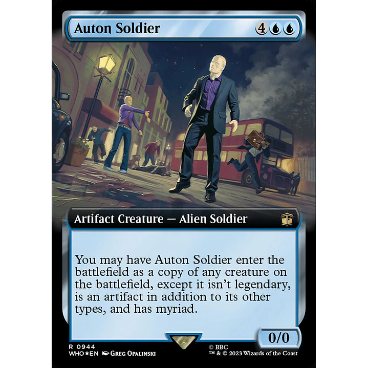 Auton Soldier (Extended Art foil) | Inglés | NM | WHO 1